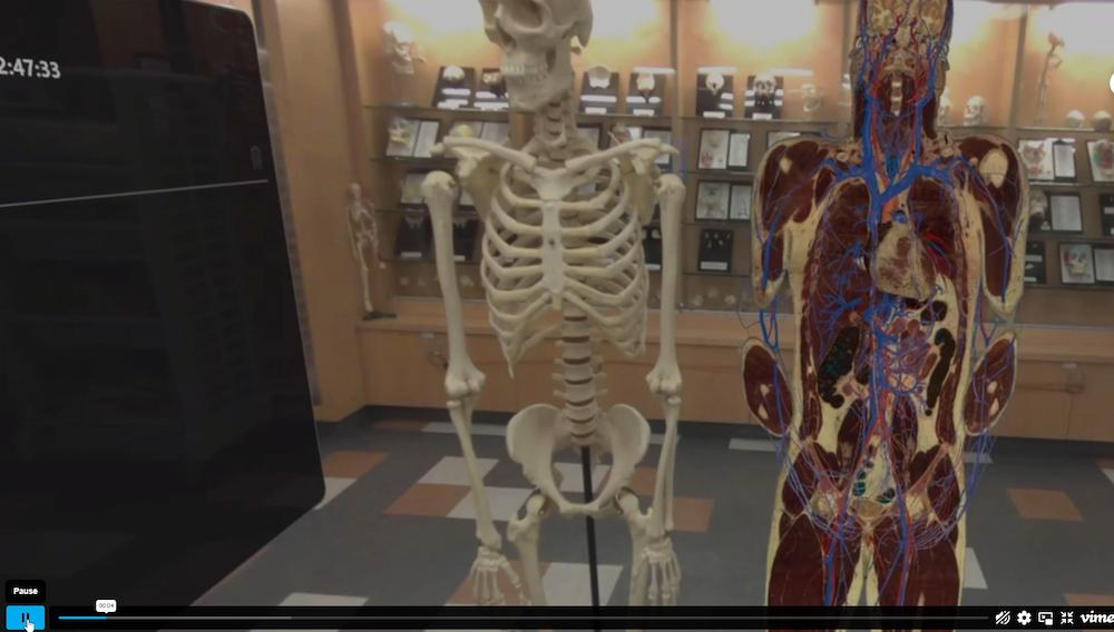 Augmented Reality image is a screenshot from a video.